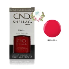 CND Shellac UV Gel Polish 0.25 oz NIB Liberte