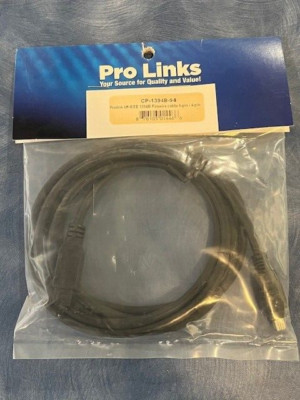 Pro Links 6ft. IEEE 1394B Firewire Cable 9 Pin to 4 Pin