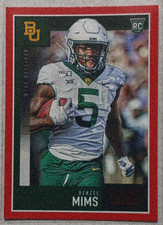 Panini 2020 Score Denzel Mims RC Rookie #419 Baylor Bears Football Card. rookie card picture