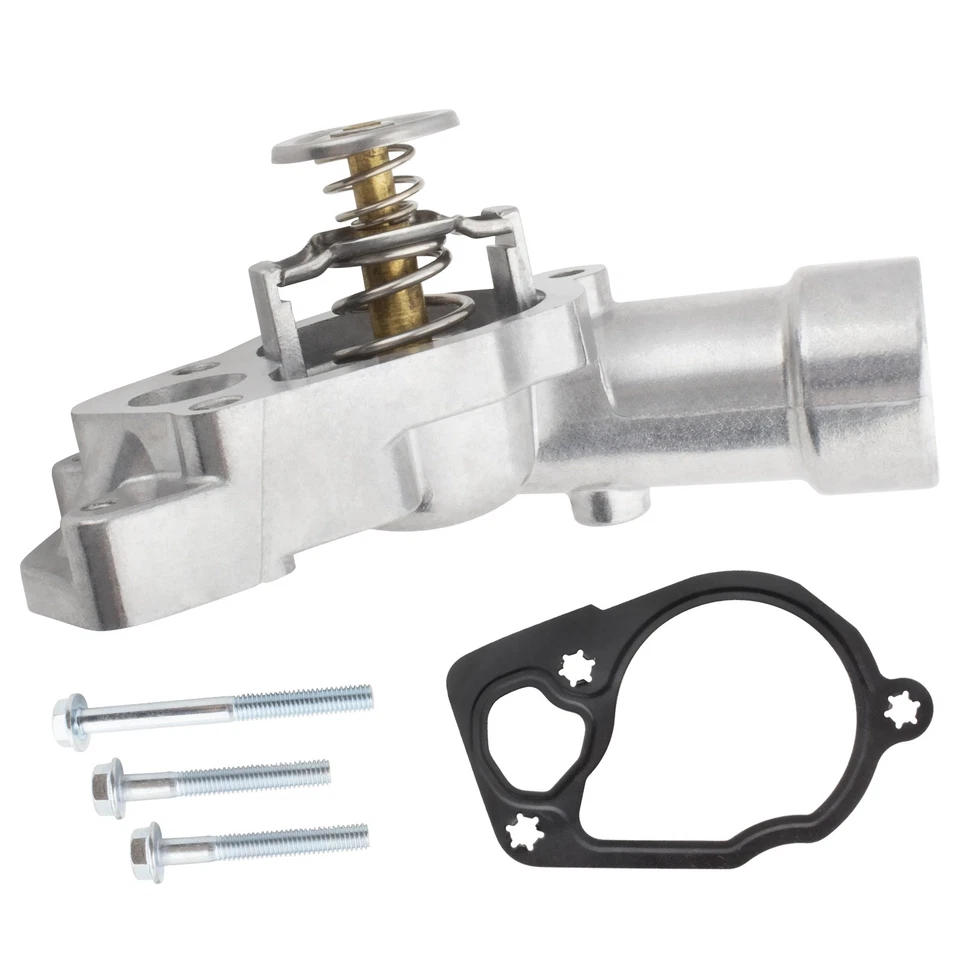 Conjunto de carcasa de termostato de refrigerante de motor para Buick LaCrosse Allure Suzuki XL-7 Foto 4 de 4