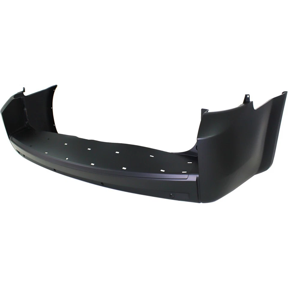 Bumper Cover For 2008-10 Dodge Grand Caravan With Sensor Holes Rear Primed CAPA - Image 2 of 4