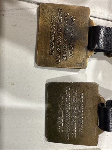 Lot Of 7 RARE Caterpillar CAT Heavy Machinery Watch Fobs With Straps - Picture 3 of 9