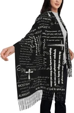 YQIUSM Prayer Shawl Christian Wrap Scarf Shawls For Women 