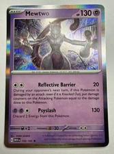 Mewtwo 150/165 Sv: Scarlet & Violet 151 Holo Pokemon TCG Card Near Mint+