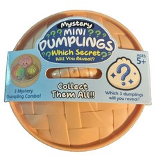 Mystery Mini Dumplings, New, Sealed 3- Pack - 3-Piece Mini Squishy Dumplings
