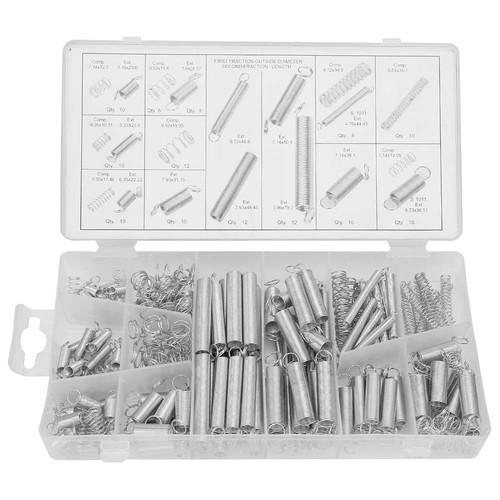 200pcs/Set Extension Tension Compression Spring Assortment Metal Springs Kit ♫ - Picture 3 of 9