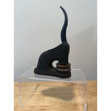 Vtg Cast Iron Desk Seal Embosser Heating Specialties of New Hampshire 1963 JL