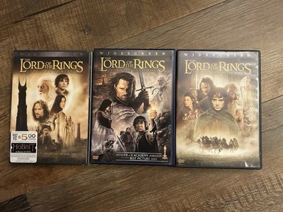 Lot of 3 Lord of the Rings - Two Towers (new in plastic) other 2 used no scratch