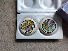 Vintage Avon Boxed Soaps Two Pretty.Original.Kept In Drawer.1980's.Box SlightlyD