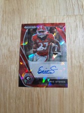 2021 Prizm Draft Picks ERIC STOKES Red Ice Autograph #DPA-ERS Rookie Auto SP