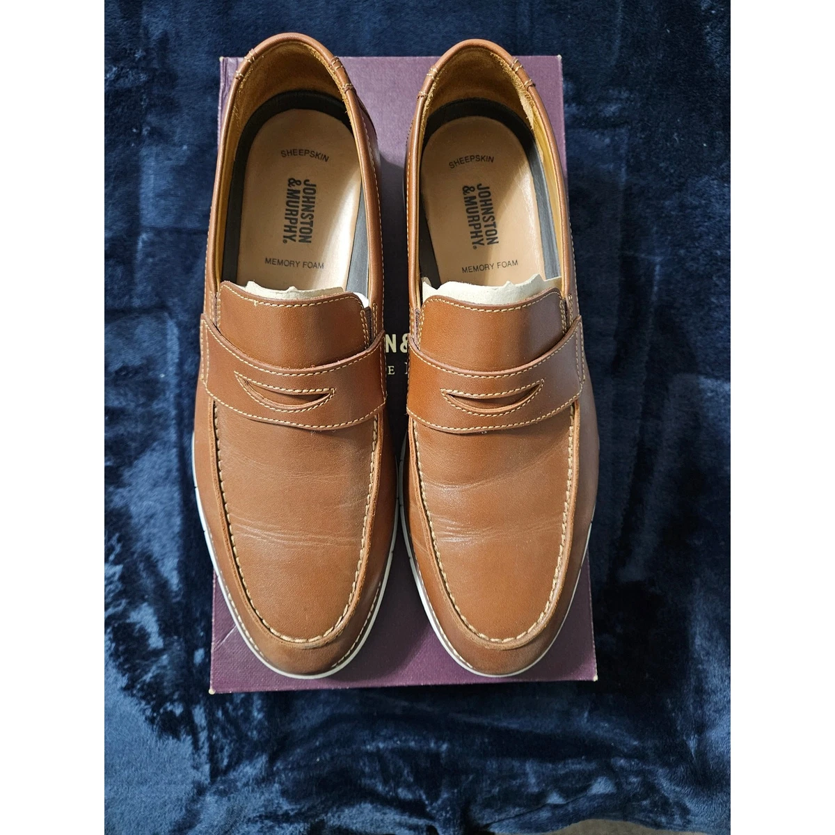 Johnston & Murphy Loafer Brown Casual Shoes for Men for sale  display picture 1