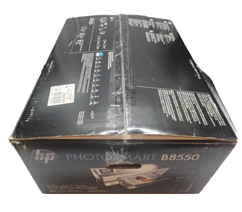 HP Photosmart B8550 Large Digital Format Photo Inkjet Printer - NEW OPEN BOX - Image 3 of 4