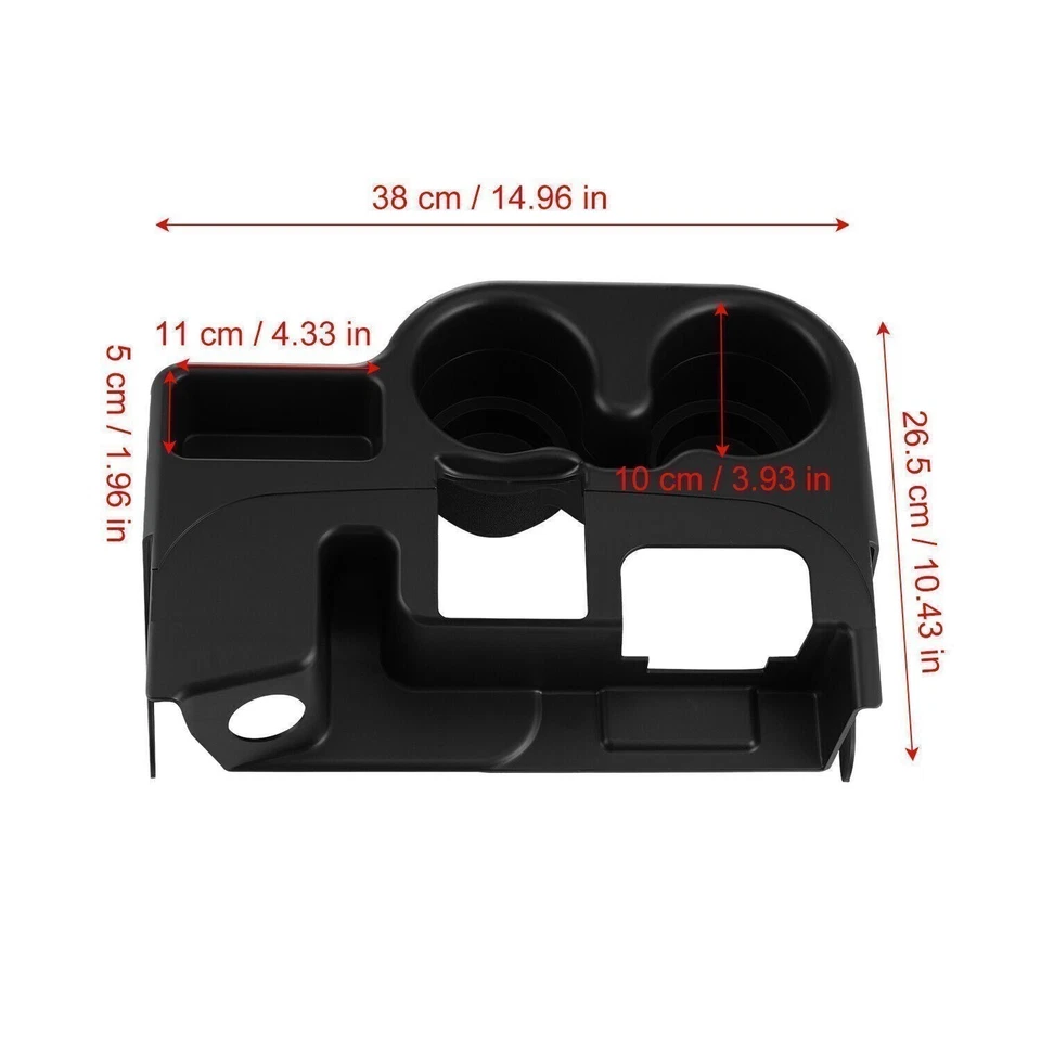 PARA CAMIONETA DODGE RAM 03-12 1500 2500 3500 TAZA CONSOLA CENTRAL ADICIONAL */L Foto 3 de 4