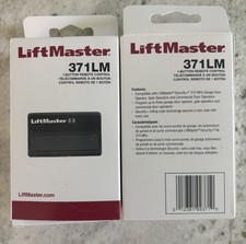 Liftmaster 371LM Garage Door Opener Remote. 2 Pack, Free Shipping