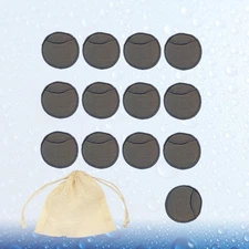  14Pcs Bamboo Fiber Cleaning Pads Reusable Facial Makeup Remover Pads for Women