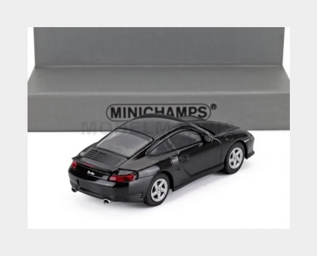MINICHAMPS 870068174 PORSCHE - 911 996 TURBO COUPE 2000 - BLACK - 1/87 - Immagine 2 di 2