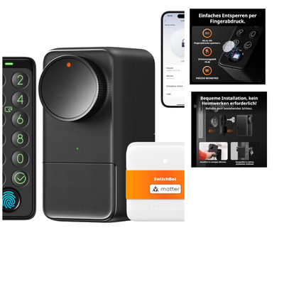 SwitchBot Smart Lock Pro Touchscreen Fingerprint Alexa Google Matter