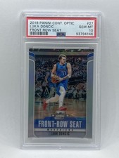 2018 Contenders Optic Luka Doncic Front Row Seat #27 PSA 10  RC