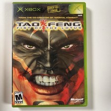 Tao Feng: Fist of the Lotus Xbox Complete in Box CIB TESTED