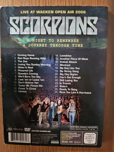 SCORPIONS LIVE AT WACKEN OPEN AIR 2006 DVD ROCKMUSIK - Bild 2 von 2
