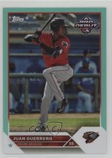 2023 Topps Pro Debut Aqua Foil 57/75 Juan Guerrero #PD-158 0q3