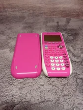 Texas Instruments TI-84 Plus Silver Edition Graphing Calculator Pink w/ Cover
