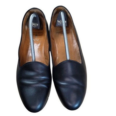 Polo Ralph Lauren Opera Slippers Tuxedo Loafers Black Leather Made Italy Mens 10 Polo Ralph Lauren Opera Slippers Tuxedo Loafers Black  main image 3
