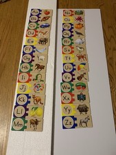 Melissa  Doug Self-Correcting A-Z Letter Wood Puzzles. Pre-owned. In Wood Box