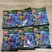 Mega Construx Halo Universe Series 1 Blind Bag Mini Figures Lot Of 6