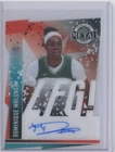 2025 Leaf Metal Women Of Sport LFG! Clear Orange Dominique Malonga 1/7 Auto