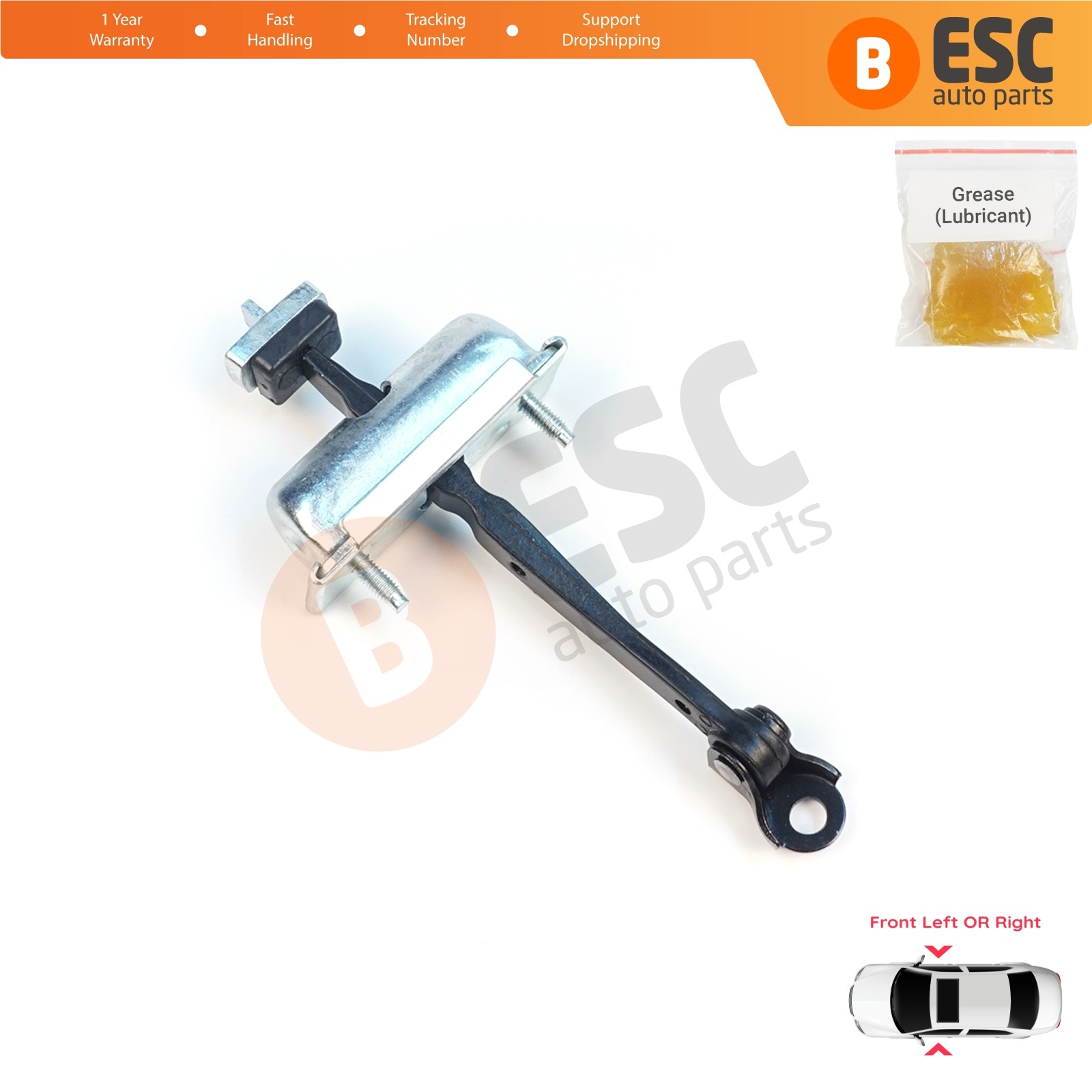Front Door Stop Check Assy Limiter for Jeep Cherokee 5 KL 2014-2023 K68103030AD