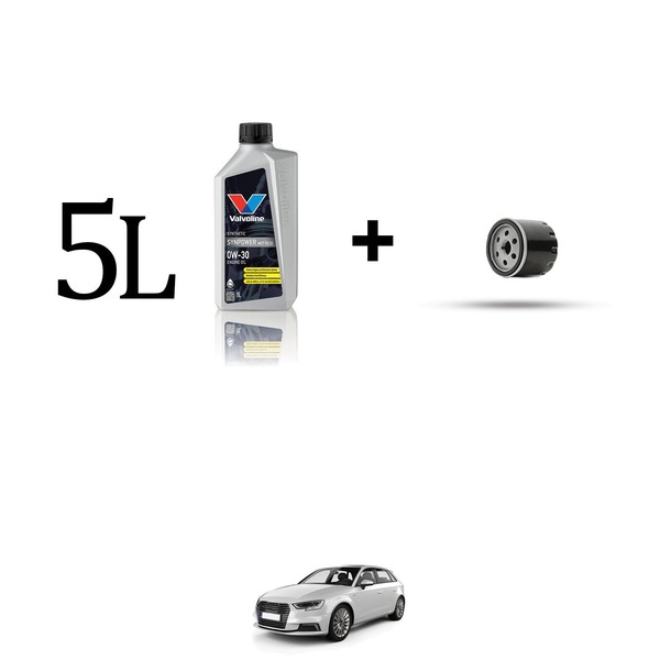 Set ÖLfilter Und 5L FüR Audi A3 (8YA, 8YS) 35 Tfsi 110Kw Von 2019-image