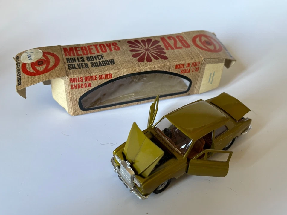 MEBETOYS ROLLS ROYCE SILVER SHADOW N. A26 + BOX MINT - Immagine 2 di 4