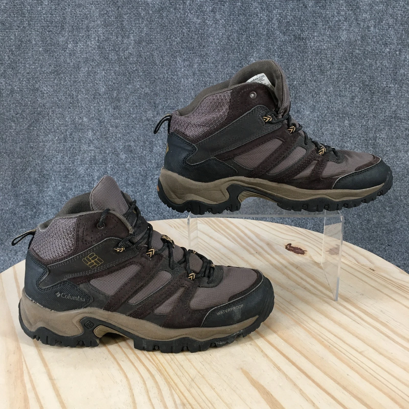 Keen Boots Mens 8 Woodburn Mid Waterproof Hiking Brown Ankle Top BM3915-255