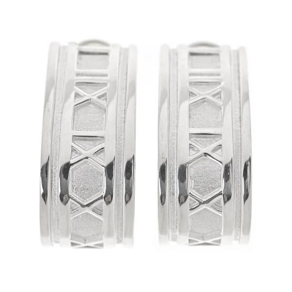TIFFANY & CO. Ohrringe Silber Sv925 Accessoire Authentisch Damen Atlas Creolen