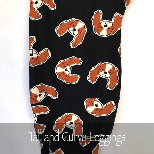 Lularoe DOG Leggings Cavalier King 