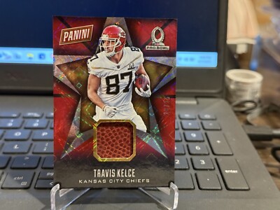 2016 PANINI DAY PRO BOWL MEMORBILIA GALACTIC /25 TRAVIS KELCE KANSAS CITY CHIEFS