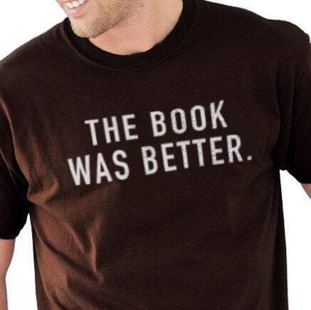 T-Shirt The Book Was Better Unisex Shirt lustig Neuheit sarkastische Grafik Shirt - Bild 1 von 4
