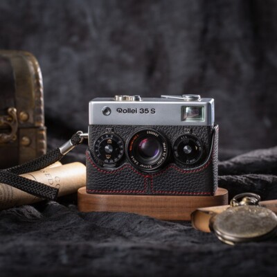 For Rollei 35 35s 35SE 35TE 35T NEW Real Leather Half Camera Case Bag Cover