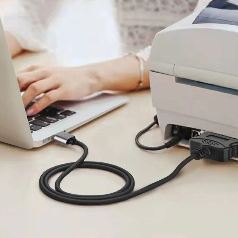 USB A 2.0 to Parallel IEEE 36 Pin DB36 Printer Cable | Male to Female | 1.5m - Image 4 of 4