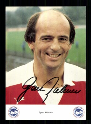 Egon Köhnen Autogrammkarte Fortuna Düsseldorf 1980-81 Original Signiert