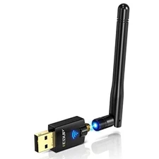 Adaptadores de red USB inalámbricos Dongle Wi-Fi de banda dual 2.4G/5.8Ghz