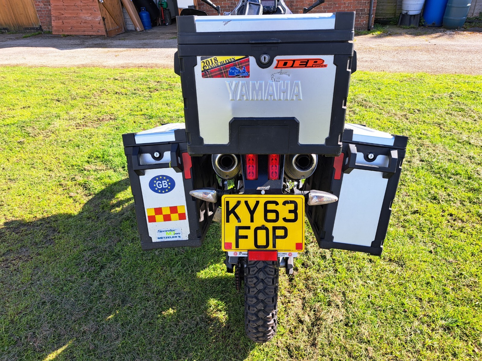 YAMAHA XT660Z TENERE, 14,077 MILES, FULL LUGGAGE, EXCELLENT BIKE, eBay