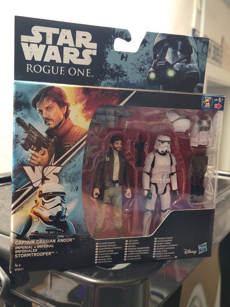 Star Wars Rogue One Captain Poe Dameron Vs Imperial Stormtrooper Neu-image