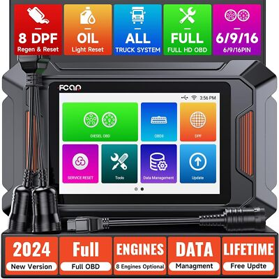 #ad #ad Fcar F802 Pro Diesel Heavy Duty Truck Scanner Diagnostic All System DPF Regen $374.99