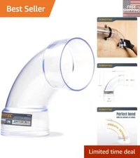 4" ID 90-Degree Elbow with Built-in Coupler for Dust Collection Systems