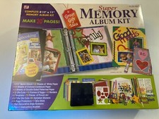 Super Memory Album Kit Scrapbooking NEW FACTORY SEALED FREE SHIPPING