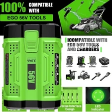 For EGO Power+ BA1400T 56-Volt 2.5 Ah Battery with Upgraded Fuel Gauge (3rd Gen)