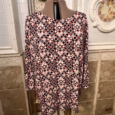 Unbranded.  3XL.  Stretch.  Jersey.  3/4 sleeve.  Pullover.  Flounce Sleeve. B13