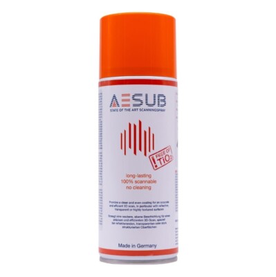 AESUB Orange Scanning Spray Universal self-evaporating 3D scanning spray!